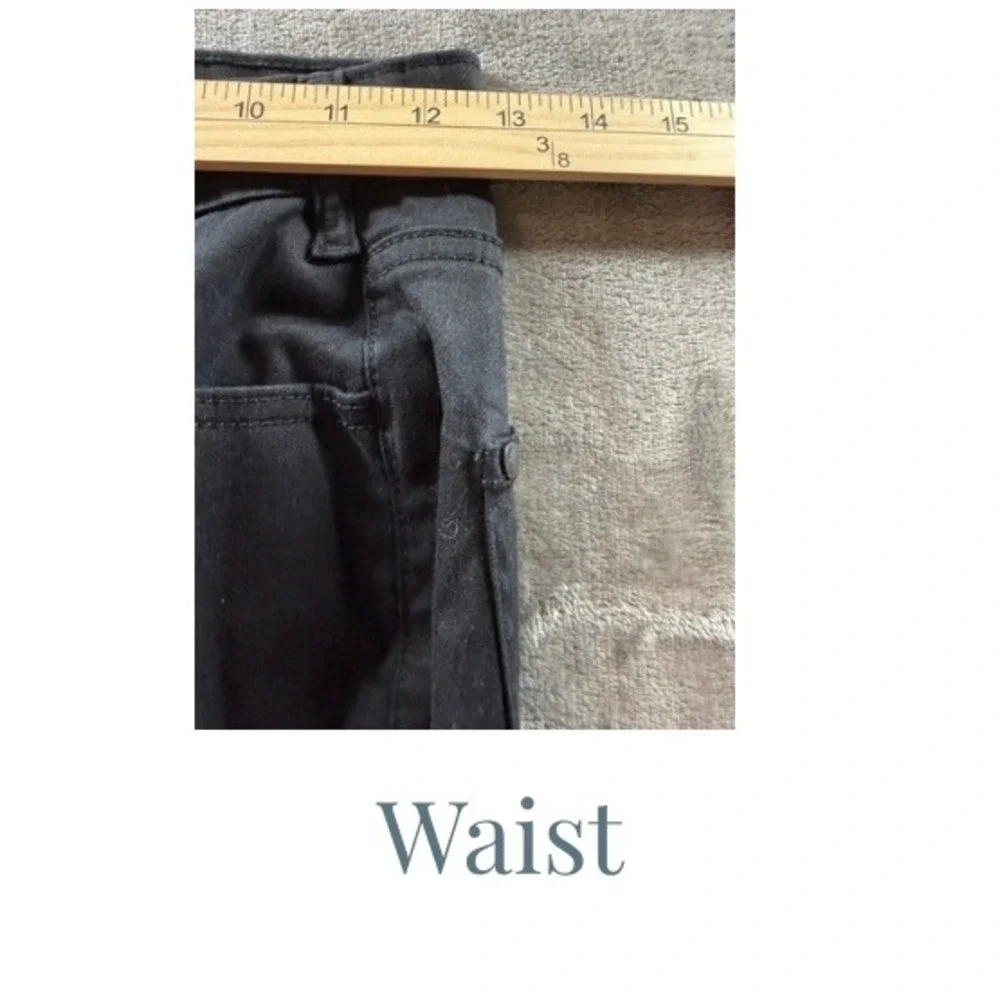 Pilcro Anthropologie Black Jeans Size 26 Straight Leg Denim